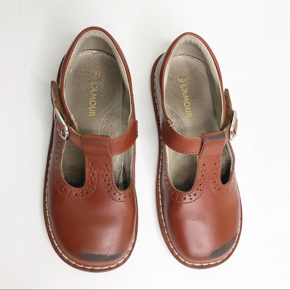 L'AMOUR Frances T-Strap Perforated Mary Jane Shoe - Picture 7 of 16